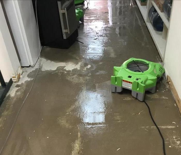 Downtown Dallas Flooded Office Due to Broken Water Line